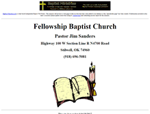 Tablet Screenshot of fellowship-baptist-church.com